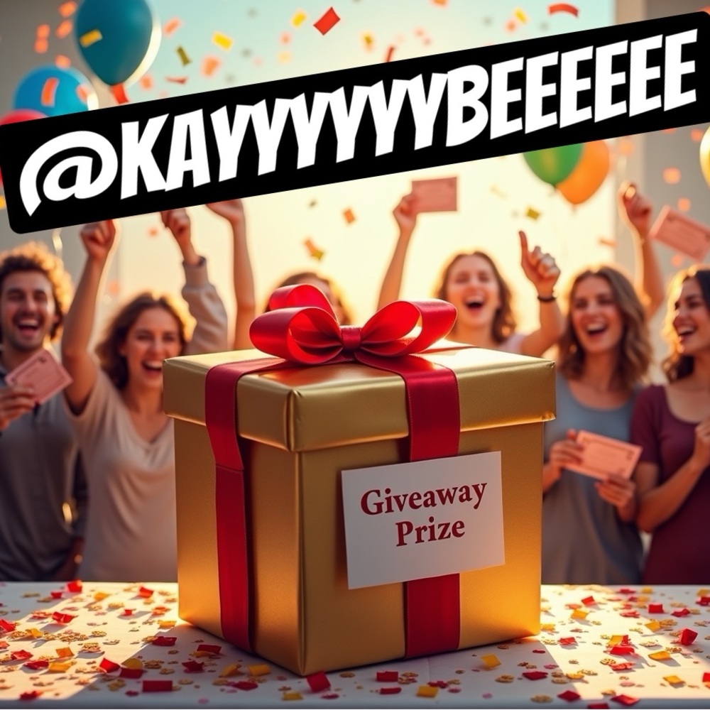 GIVEAWAY +Free Shipping RUNNING NOW @KAYYYYYYBEEEEEE!